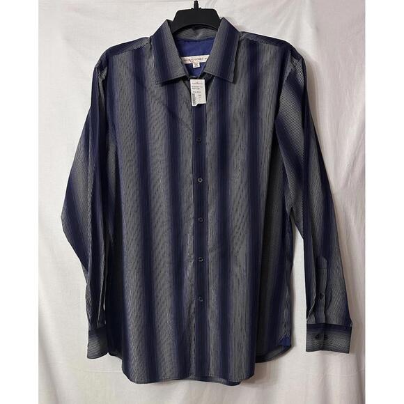 Pronto Uomo Other - NWT Pronto Uomo Mens Long Sleeve Button Casual Cotton Knit Shirt Size XL